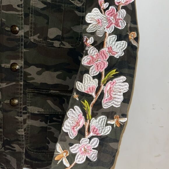 Driftwood Sundance Camouflage Floral-Embroidered Jacket Size Small - Picture 7 of 11
